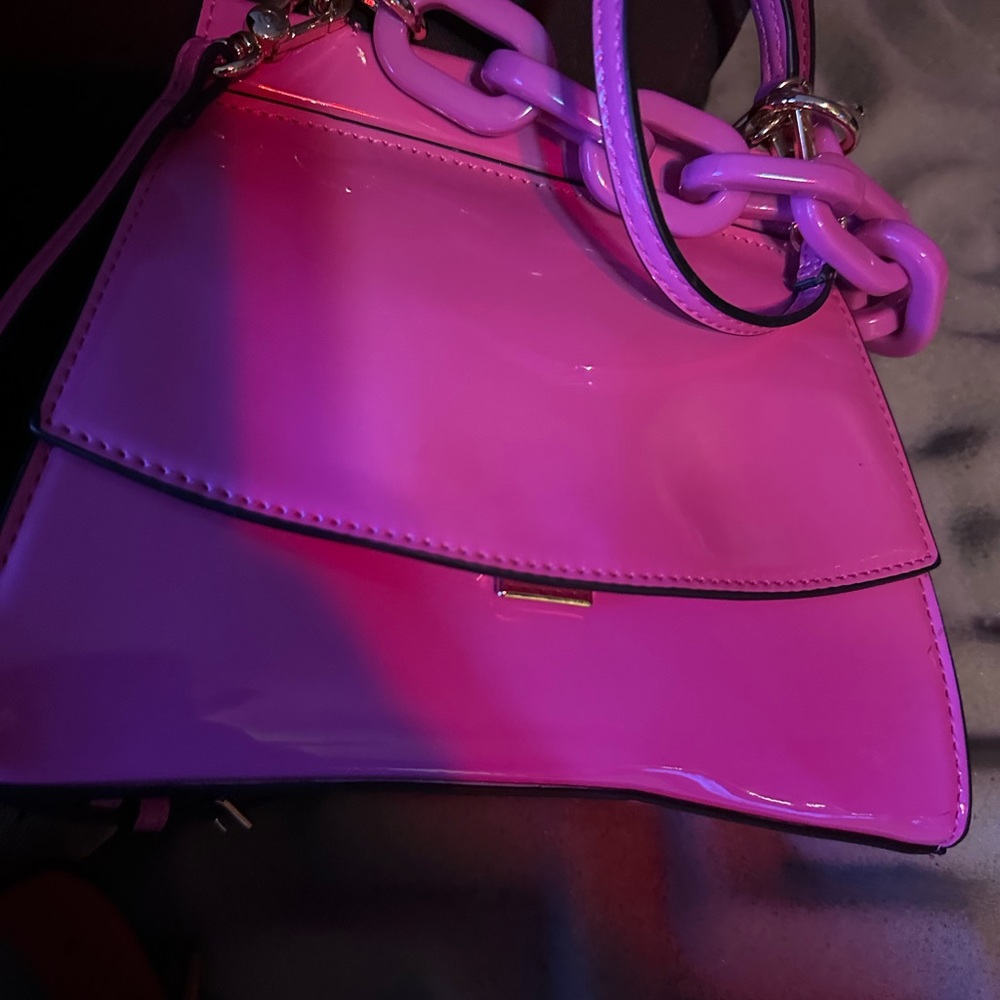 Aldo Shiny Pink Mini Bag